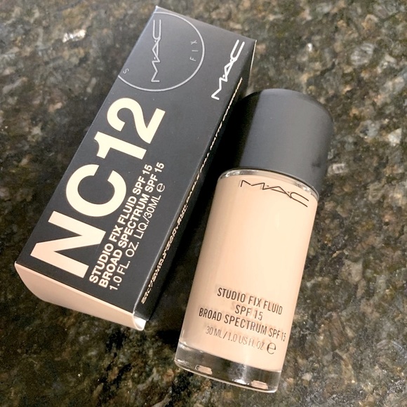 Mac Cosmetics Studio Fix Fluid Foundation NC12 BNIB - Picture 1 of 14
